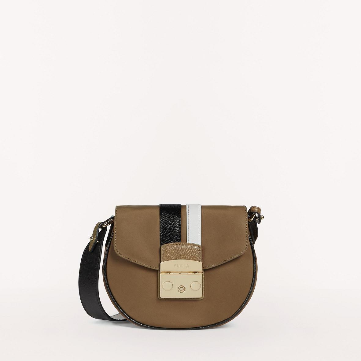 Bolso Bandolera Furla Colombia - Metropolis Bolsos Mujer Negras Blancas 205168FJE